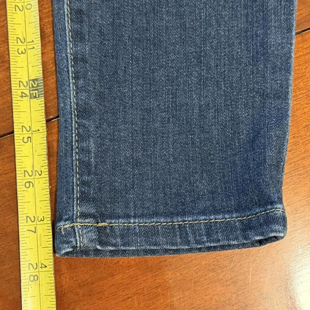 Joe's Jeans The Icon Ankle Mid Rise Skinny Jeans Chandra Blue Denim Size 27 - Picture 11 of 15